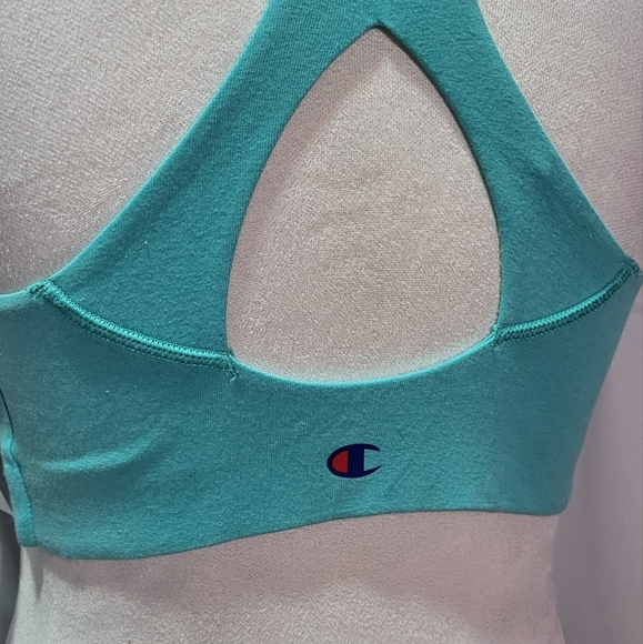 Champion Women's Turquoise NWT Moisture Wicking Racerback Sport Bra Size Medium - Picture 12 of 13